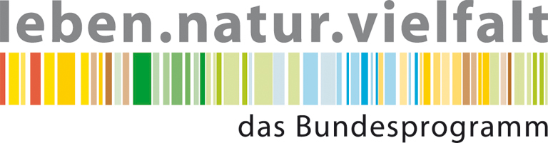 Logo des Programmes leben.natur.vielfalt des Bundesamtes fuer Naturschutz- Wildpflanzenschutz Deutschland