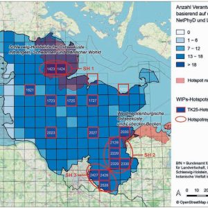 Hotspots des WIPs-Projektes Hotspots des WIPs-Projektes